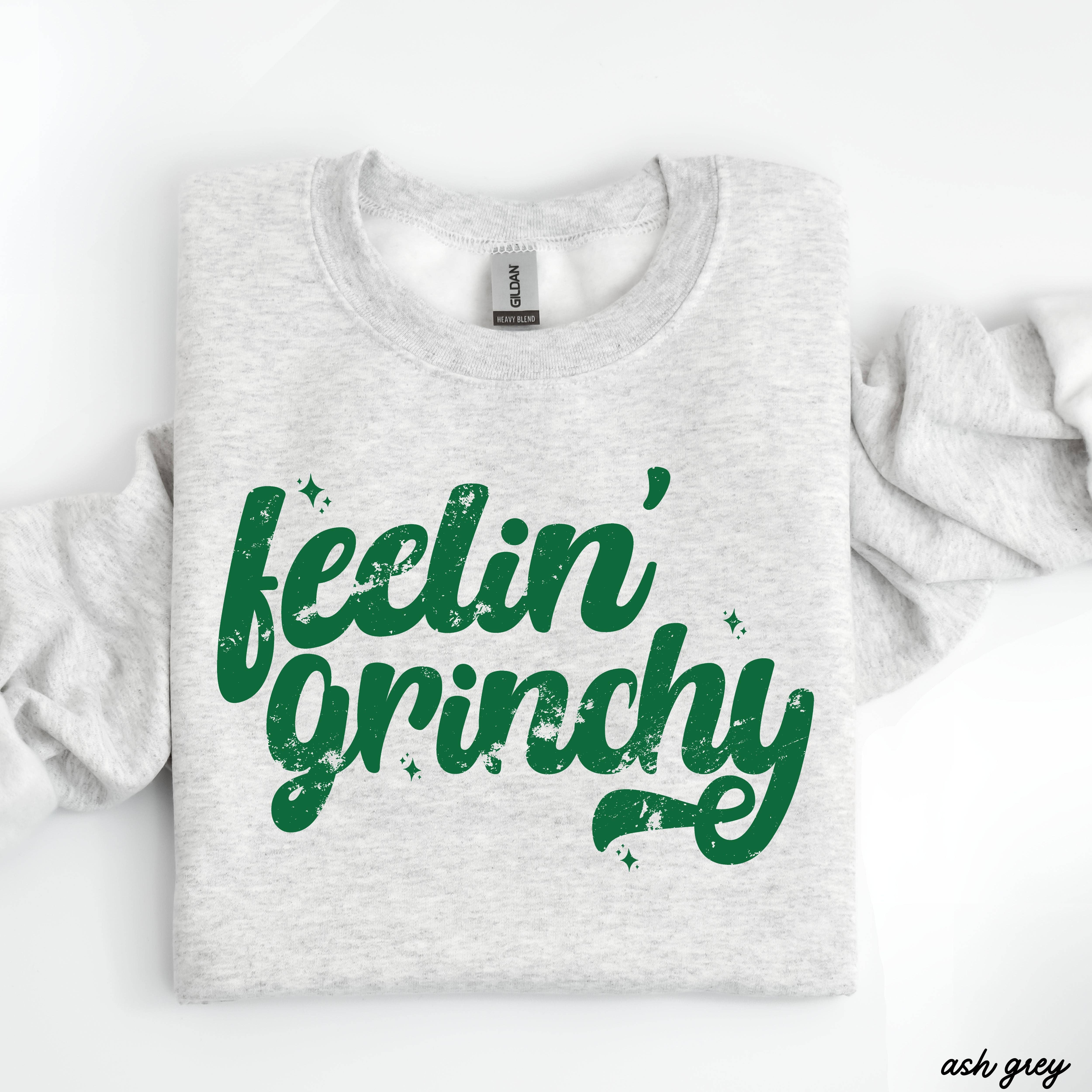 Chloe Vs Tank - Vente Sweat-shirt à imprimés – unisexe - Sweatshirt Feelin' Grinchy *6 couleurs (S-3X)3