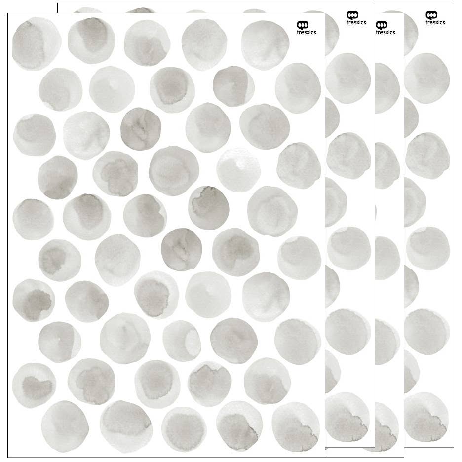 tresxics – wholesale Fönster-/väggdekal – Väggklistermärken akvarell prickar18