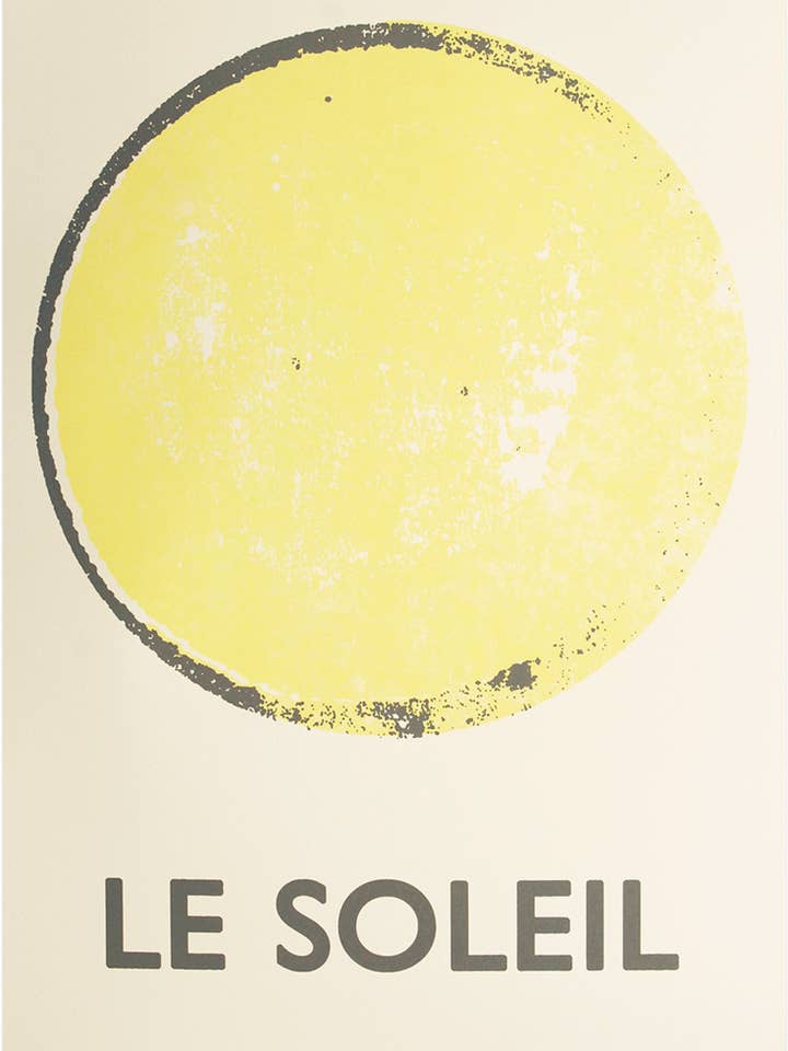 Le Soleil Screenprint for wholesale by Double Merrick