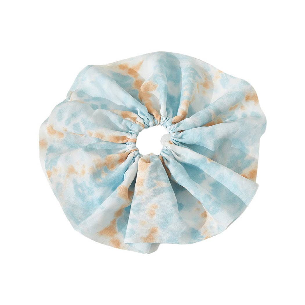 Fashion City - Wholesale Scrunchie - Women's - Tie-Dye Silky Hair Scrunchie2