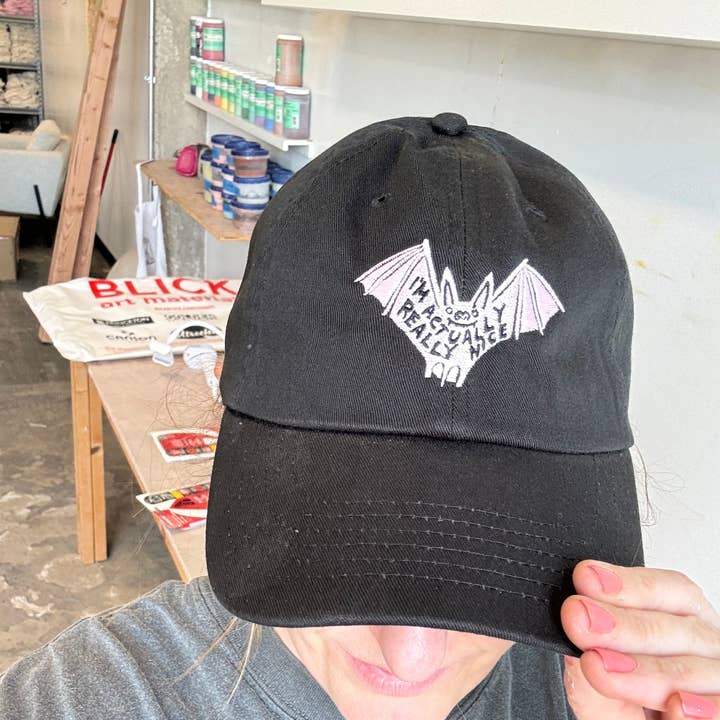 Molly Anne Bishop - Wholesale Baseball Cap - Unisex - I'm Actually Really Nice Bat Hat2