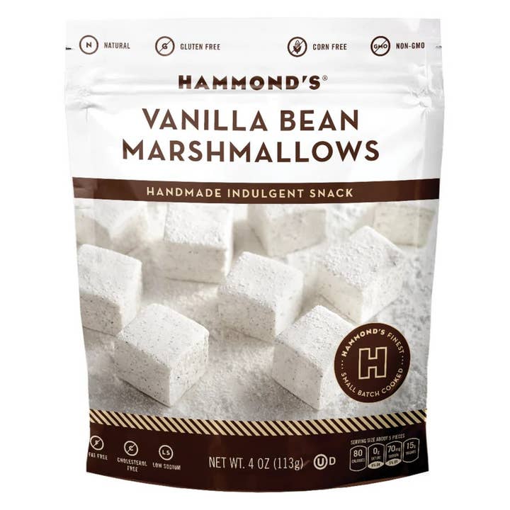 Handmade All-Natural Marshmallows - Vanilla Bean - 4 oz Bag and other Purchase Wholesale malvi. Free Returns & Net 60 Terms on Faire trending on Faire.