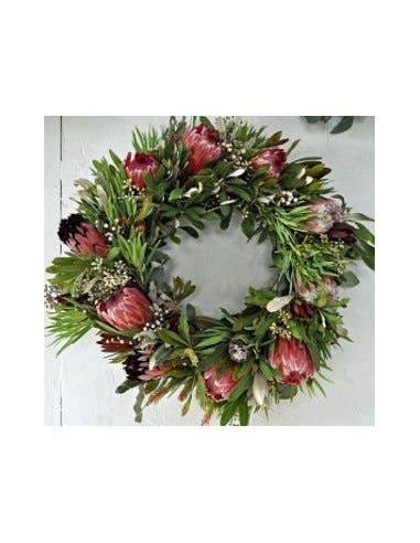 Florasource - Wholesale Fresh Cut Flowers - Protea or Banksia Wreath Seasonal0