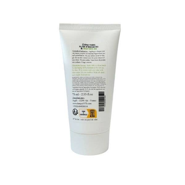 Dampa 1975 – wholesale Handkräm – Ekologisk handkräm med åsnemjölk och aloevera - 75 ml1