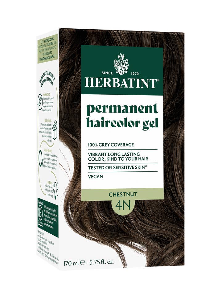 Herbatint Permanent Hair Color: 4N CHESTNUT for wholesale by Herbatint