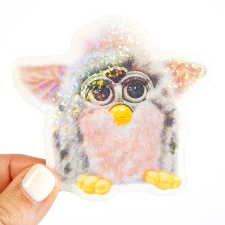 Julia Ockert - Wholesale Sticker - 90s Retro Furby Toy Glitter Y2K Vinyl Sticker