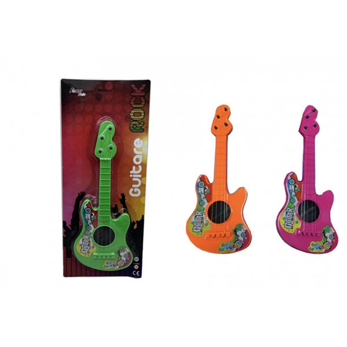 TSJJ - Vente Jouet musical – enfant et bébé - Blister Guitares 3 Couleurs0