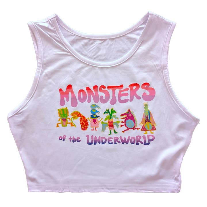 Monsters of the Underworld Crop Top for wholesale by Monsters of the Underworld