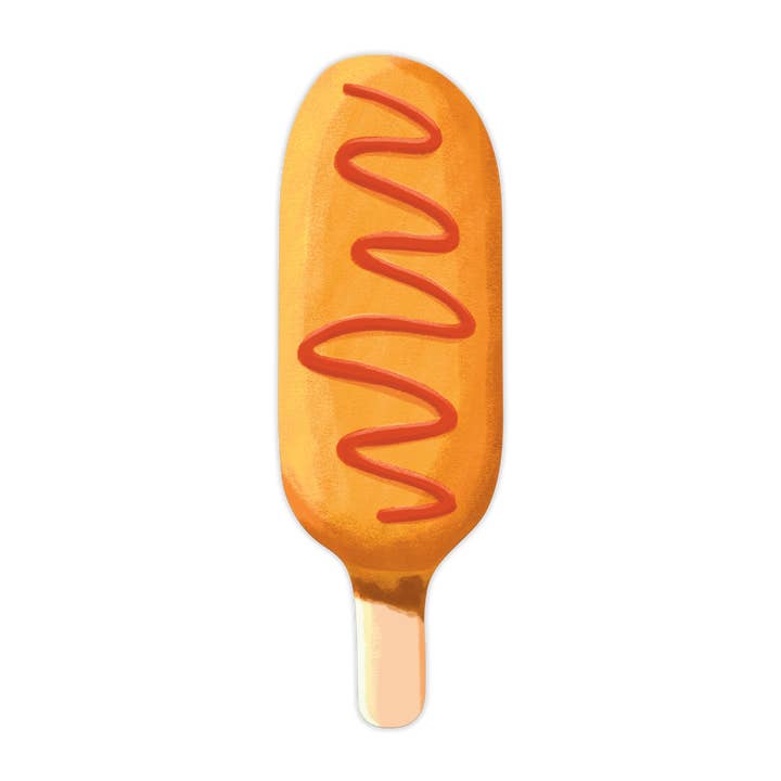 Grey Street Paper - Wholesale Bladwijzer - Corn Dog Die-Cut bladwijzer1