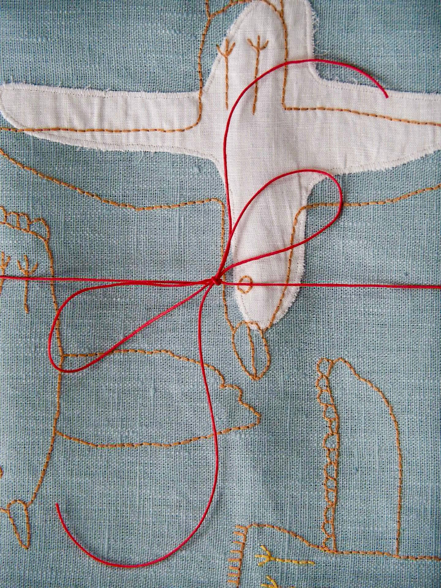 À bientôt - Wholesale Bedding Blanket - Kids & Baby - Bébé Oiseau Organic Linen Children's Blanket3