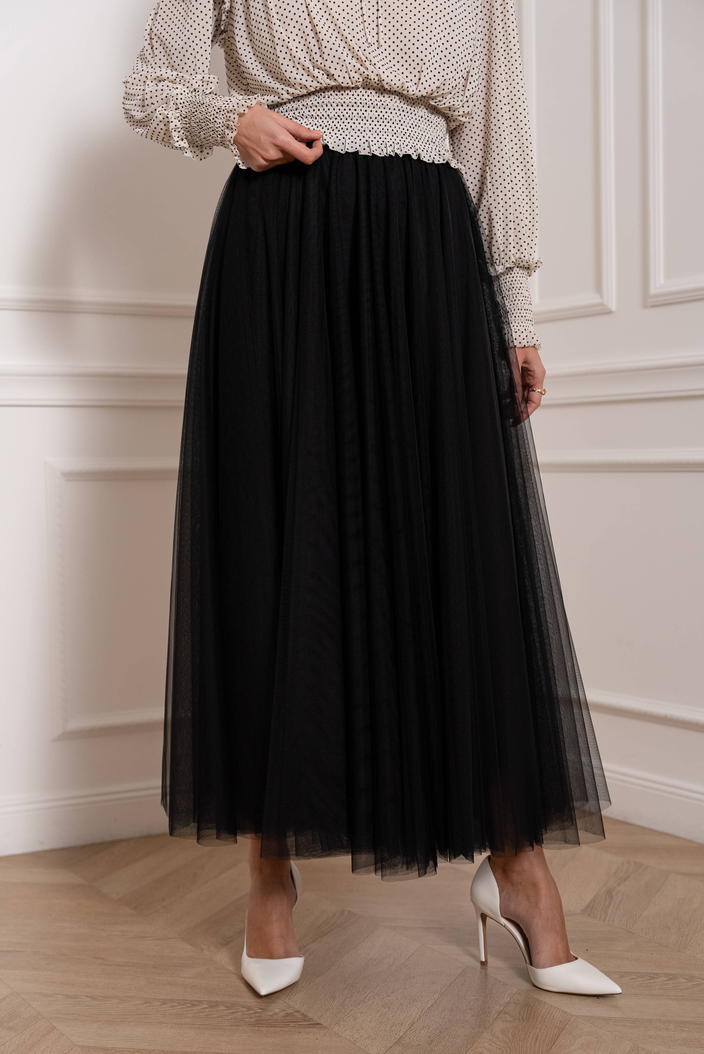 CHOKLATE PARIS - Wholesale Skirt - Women's - Maria tulle maxi length skirt - CK083651