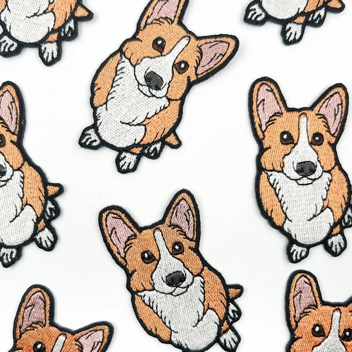 Field Trip Threads - Wholesale Patch - Corgi Patch – Cute Embroidered Iron On Patch for Dog Lovers2