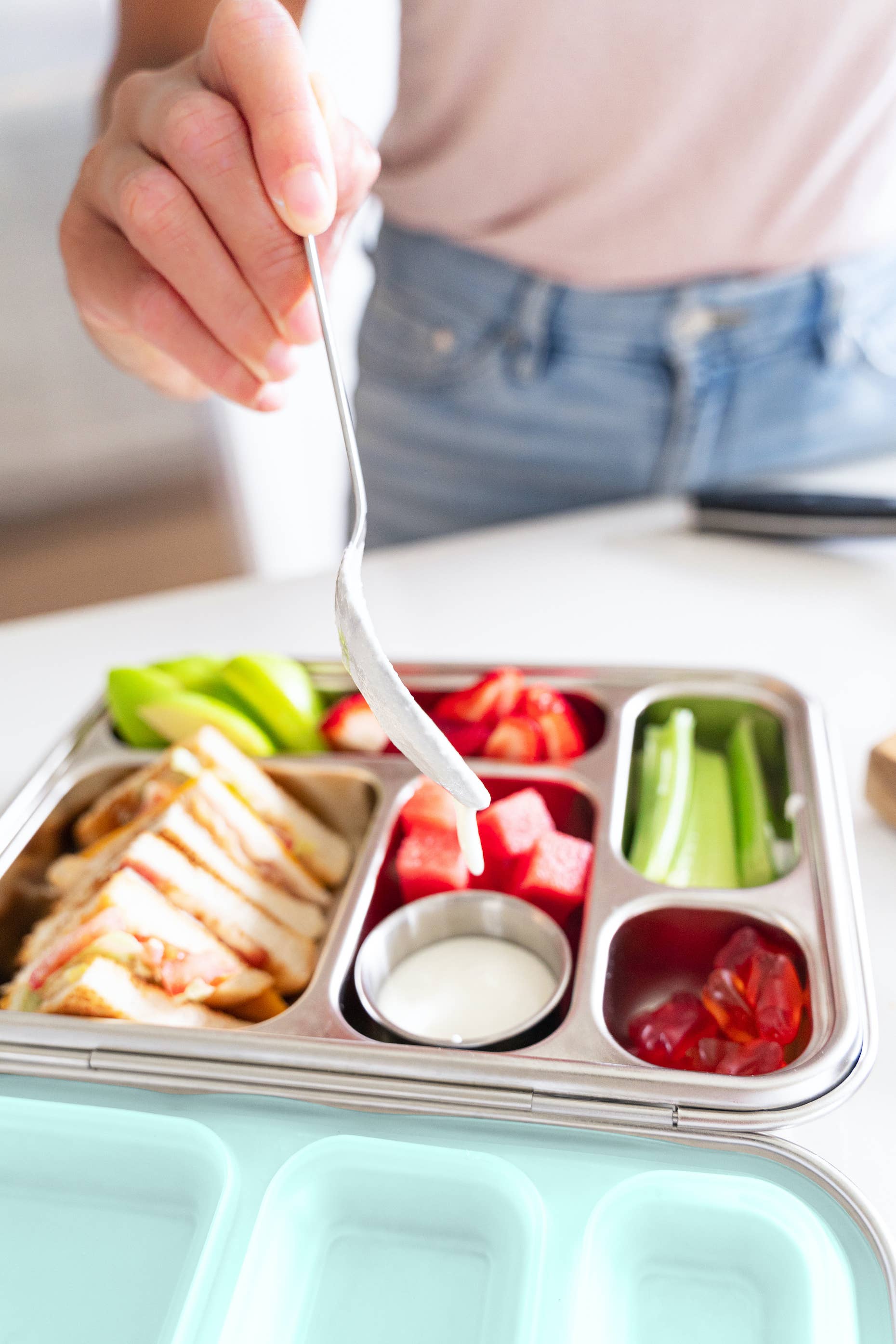 The Good Kiind - Wholesale Lunch Bag/Box - Kids - Kids Stainless Steel lunch box bento: Product Sample Box8