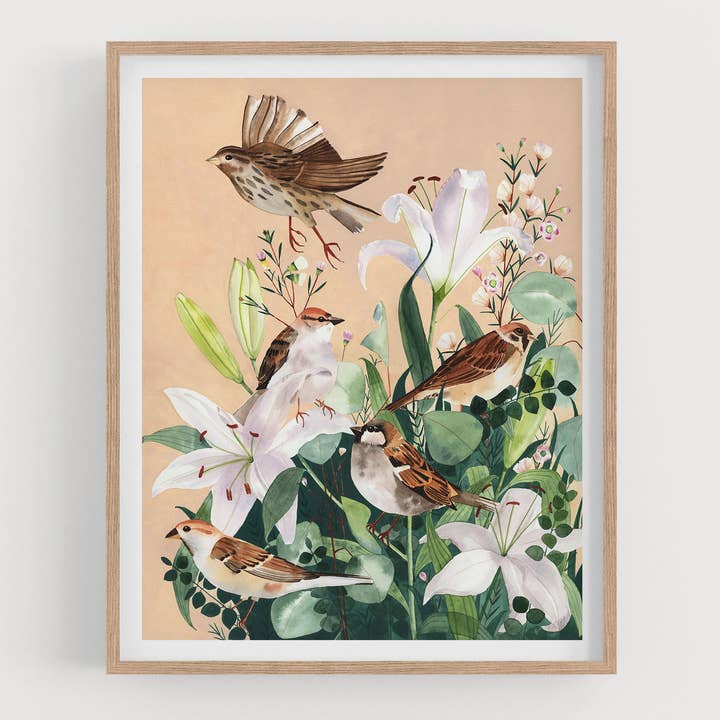 Impresión artística entre los lirios para venta al por mayor de May We Fly