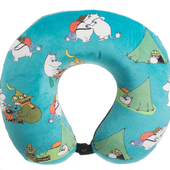 Moomin Adventure Neckpillow - Petrol for wholesale by Nordicbuddies