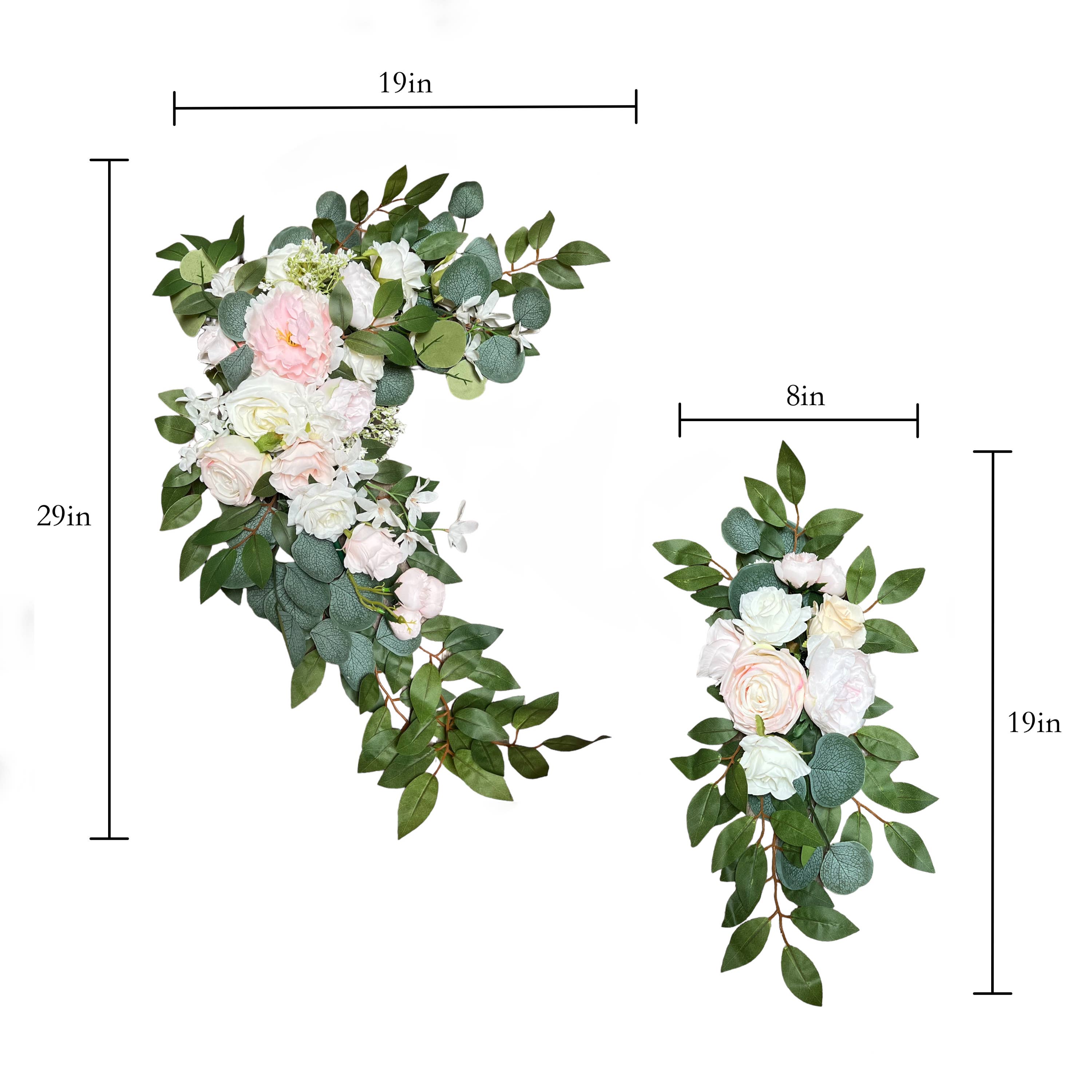 Sun Decorer – Großhandel Künstliche Blumen – Dekorationsset für Hochzeitsbogen mit künstlichen Rosen – lebensechte Eleganz1