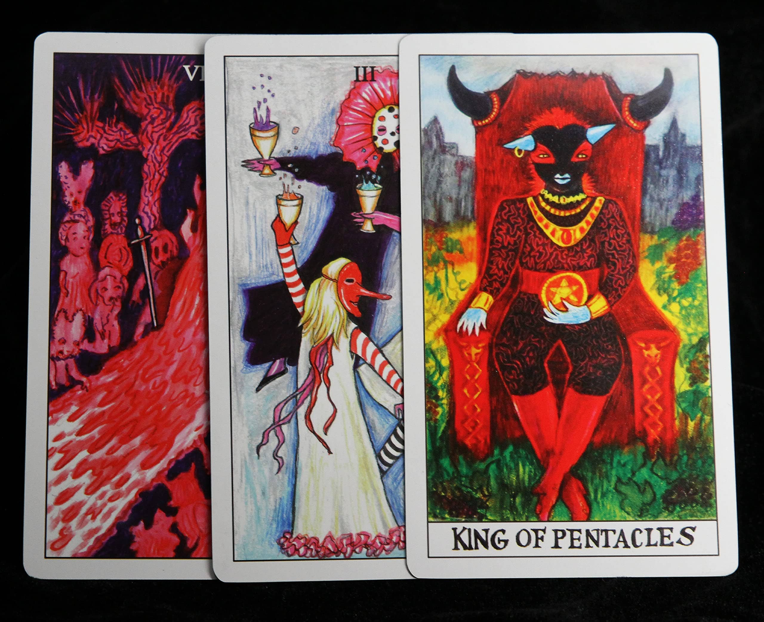 SCB – Cartas de tarô por atacado – Tarô Oscuro: Versão em Alemão, Italiano e Português6