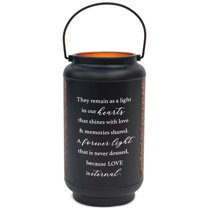 Farol «They Remain As Light», tamaño grande, color negro para venta al por mayor de Dicksons