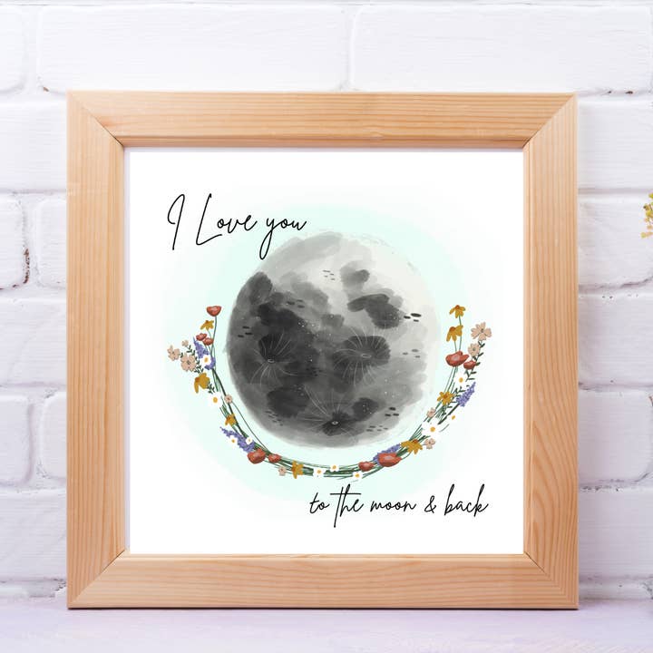 Moon Print for wholesale by Mother Moon by Bonnie Baumgartner