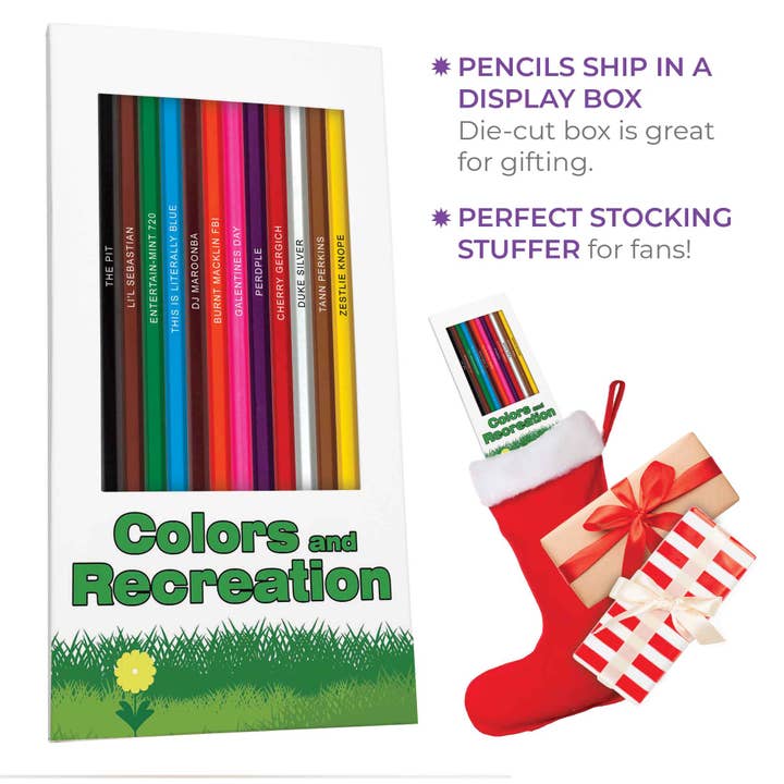 Pop Colors - Wholesale Gag Gift/Novelty Gift - Colors and Recreation Pencils