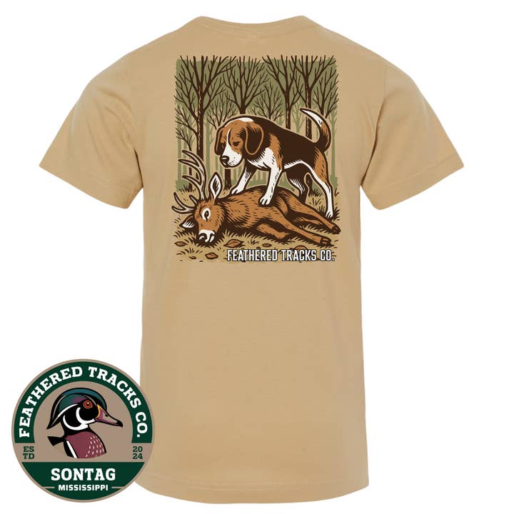 Beagle with Buck for wholesale by Feathered Tracks Co.