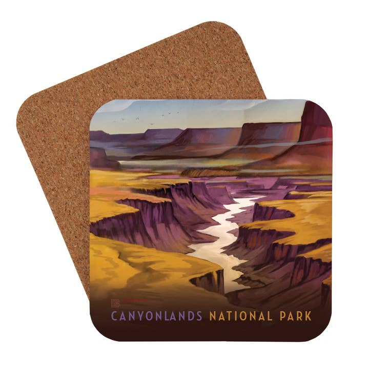 Canyonlands NP River View Coaster for wholesale by Tourist Courts