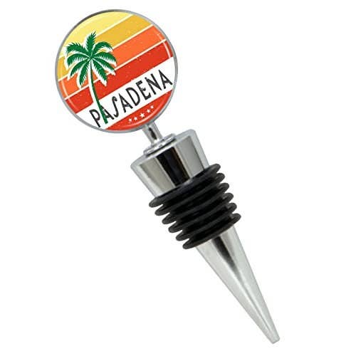Pasadena California Wine Bottle Stopper In Gift Box for wholesale by City Souvenirs