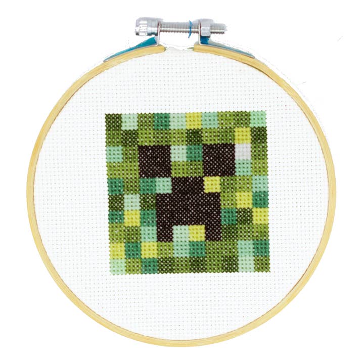 TheCloudFactory – wholesale Material för broderi/korsstygn – Minecraft Creeper - DIY korsstygnssats