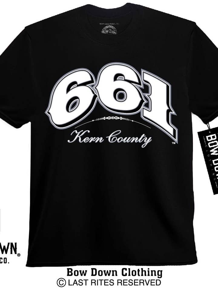 661 Código de área del condado de Kern para venta al por mayor de Bow Down Clothing