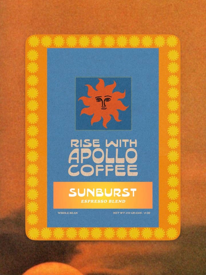 SUNBURST - Seasonal Espresso Blend for wholesale by Rise With Apollo