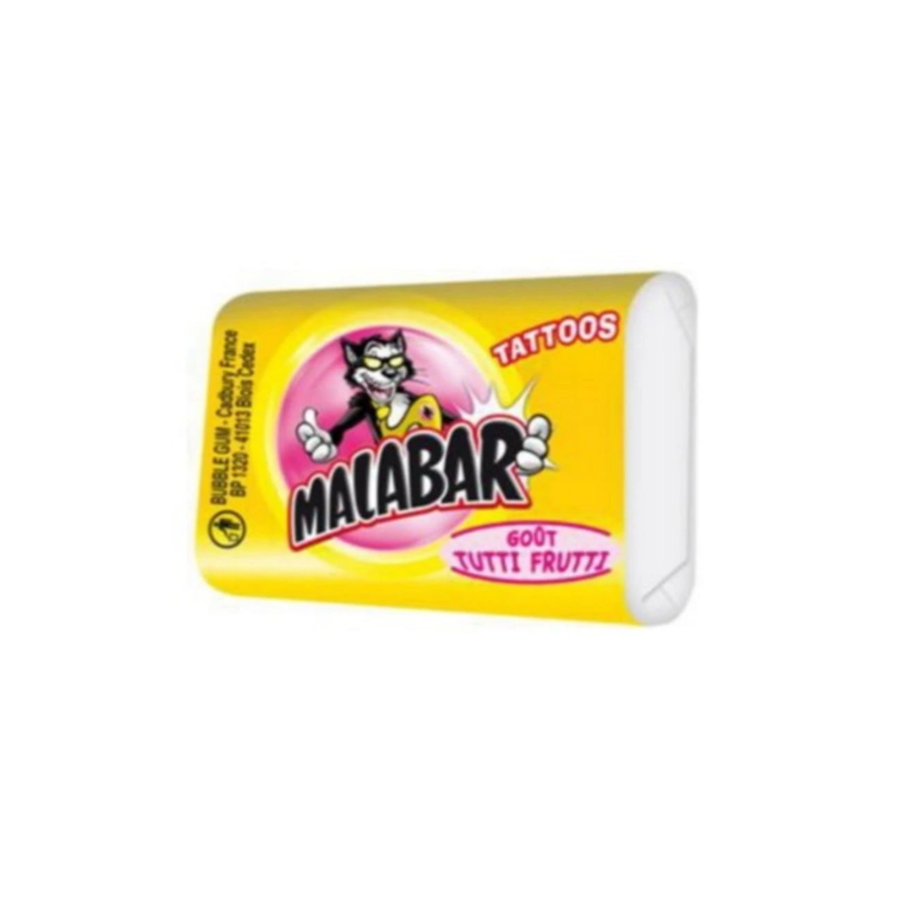 123bonbon - Vente Chewing-gums - MALABAR Goût Tutti  - Boite de 2002