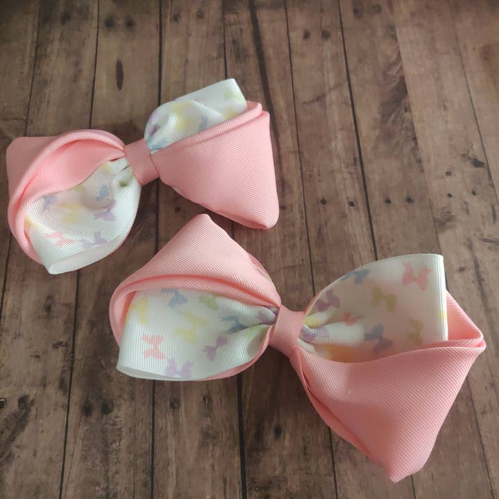 Mini Buer og Pink Cupped Bow for engroshandel hos 3d beauty brand