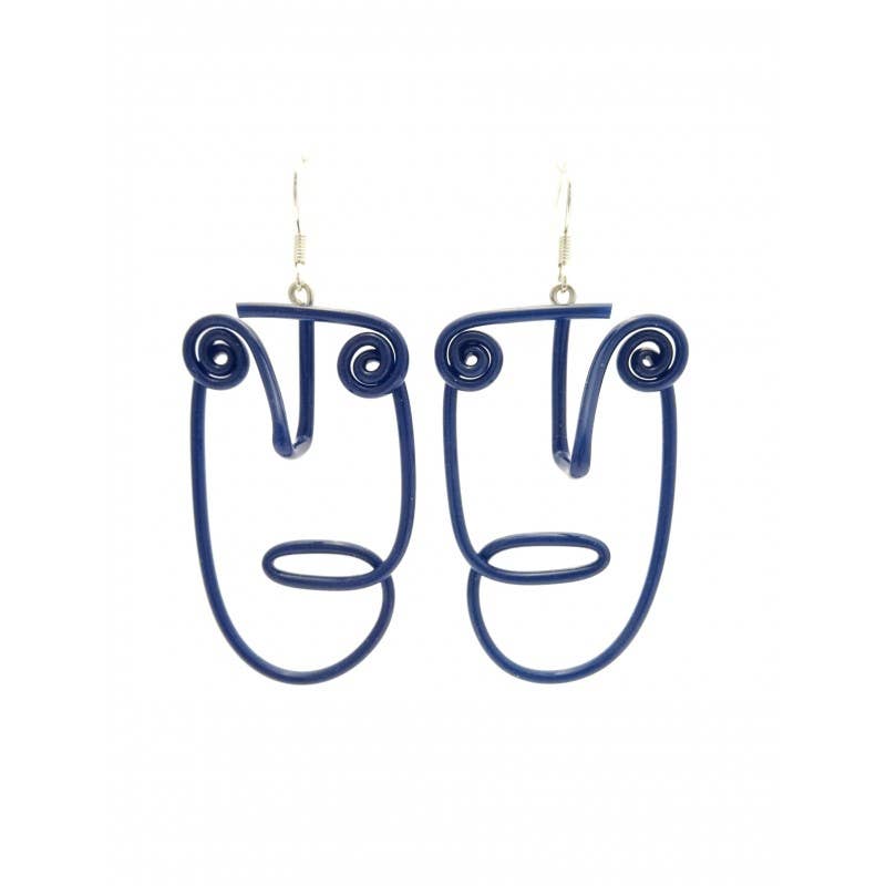 Samuel Coraux - Vente Boucles d'oreilles pendantes - Boucles d'oreille Tête In1