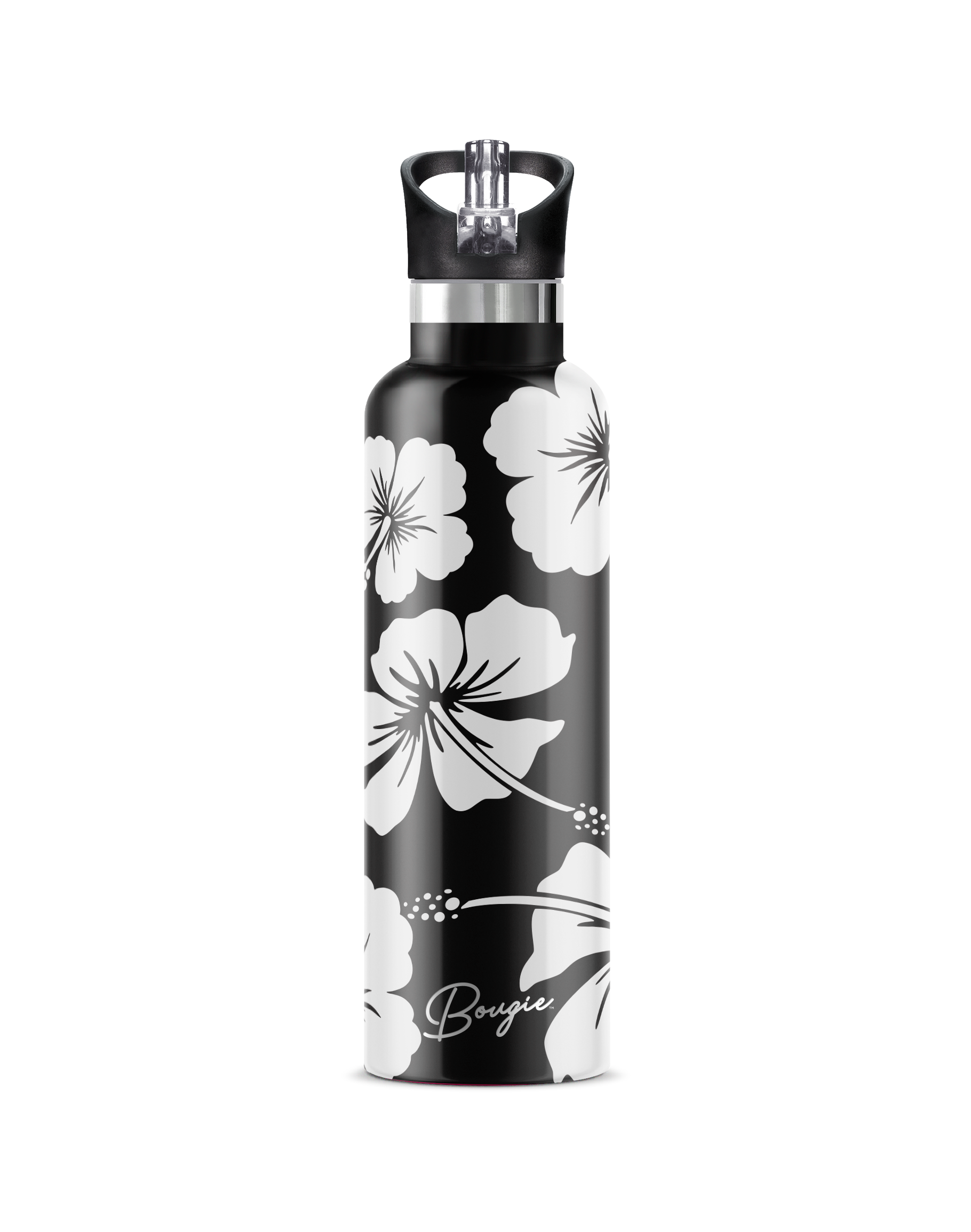 My Bougie Bottle - Wholesale Water Bottle - ALOHA 25 oz Insulated Water Bottle Flip' n ' Sip Lid2