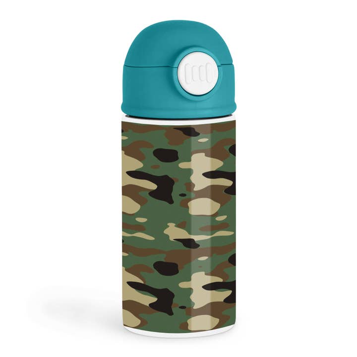 3dRose, Camouflage Vert - Militaire - Patriotique - USA, Gourde pour Enfants pour la vente par 3dRose