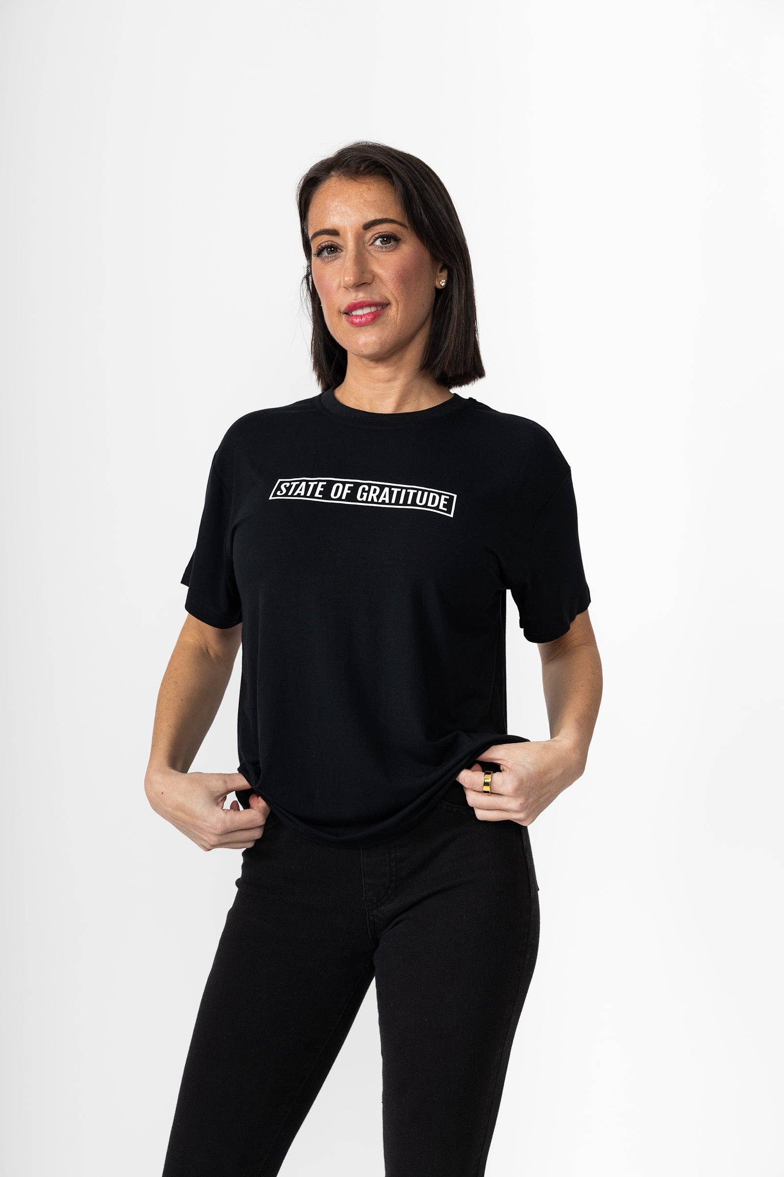 State of Gratitude – wholesale Screen printed t-shirt – Men′s – The Bamboo Tee (Washed/Dyed)15