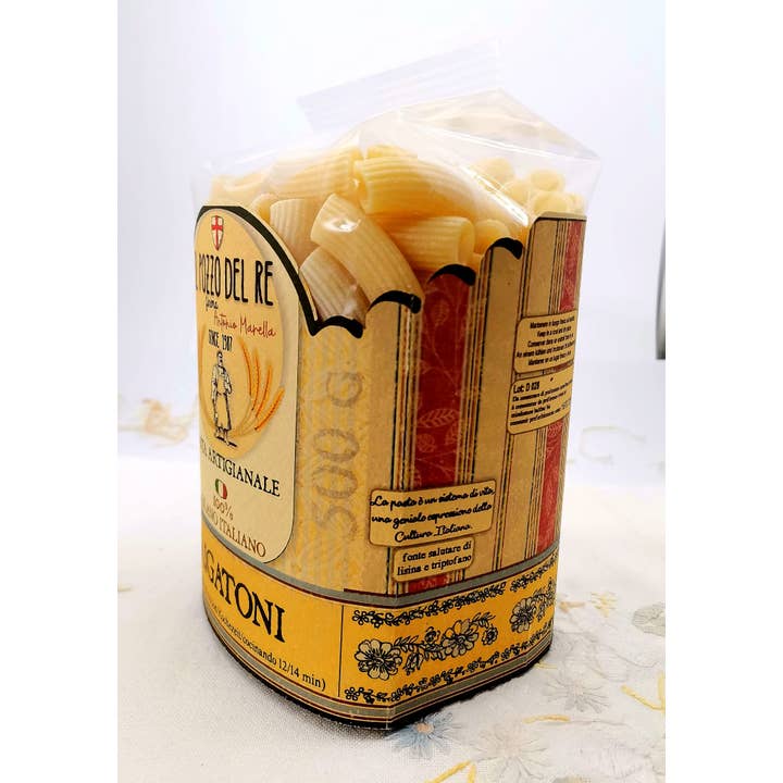 IL POZZO DEL RE firma Antonio Marella - Wholesale Pasta - Rigatoni 500 g2