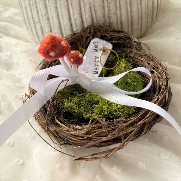 MJ and Me - Wholesale Decorative Tabletop Object - Ring Bearer Bird's Nest5