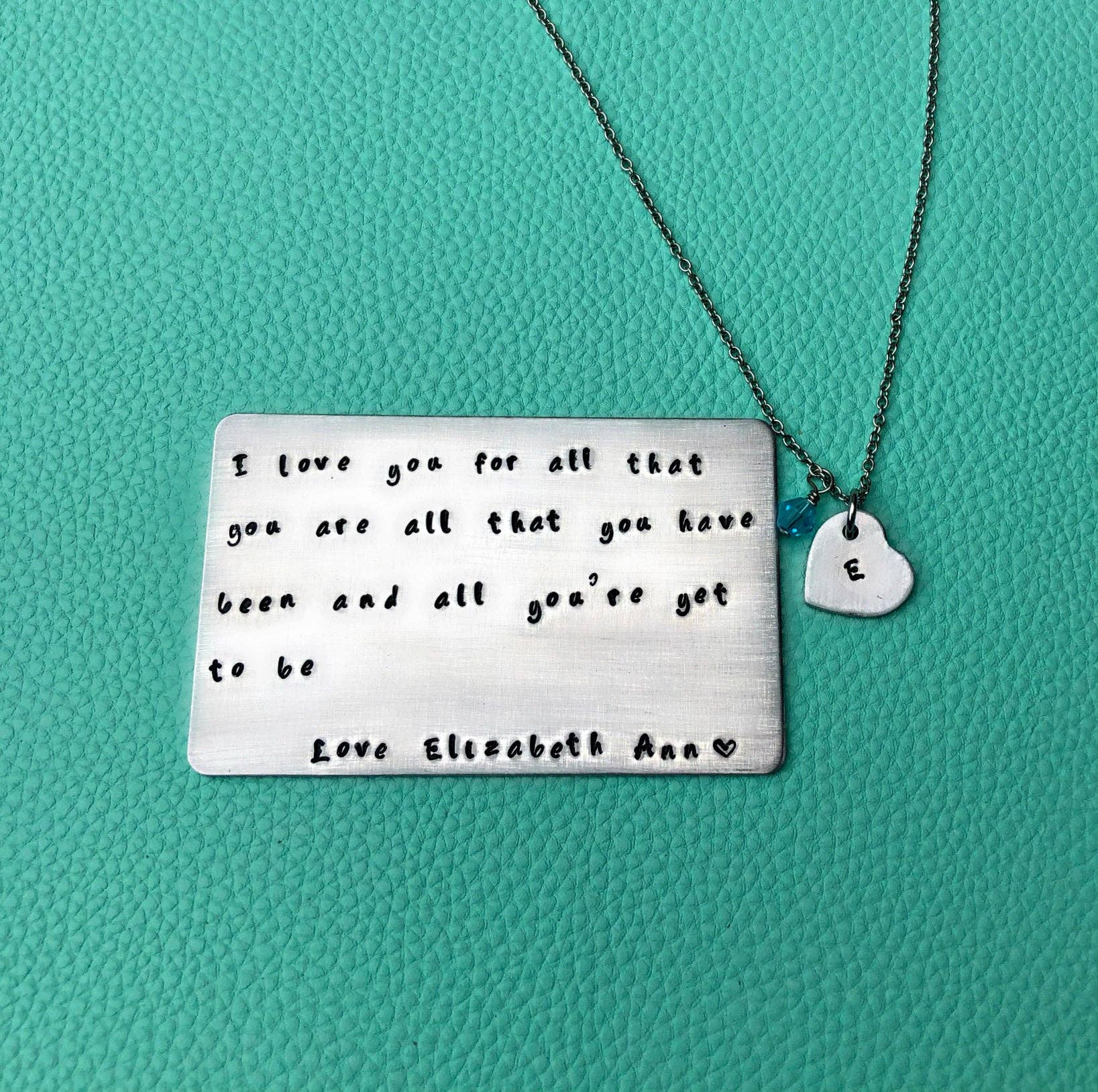 Handmade by Marlayna – Großhandel Kette mit Anhänger/Charm – Jubiläums-Wallet-Karte mit Halskette2