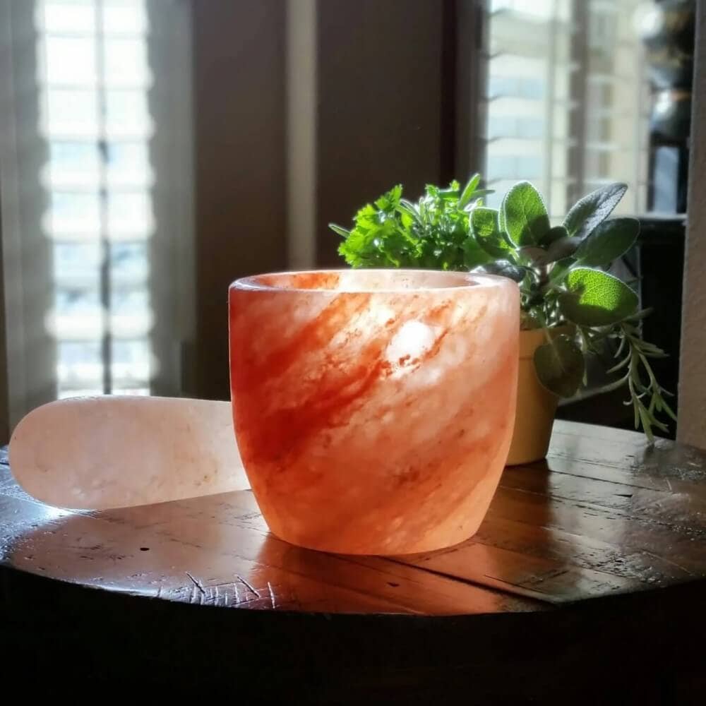 Himalayan Trading Co.® - Wholesale Mortar & Pestle - Pink Himalayan Salt Mortar & Pestle Set – Food Grade3