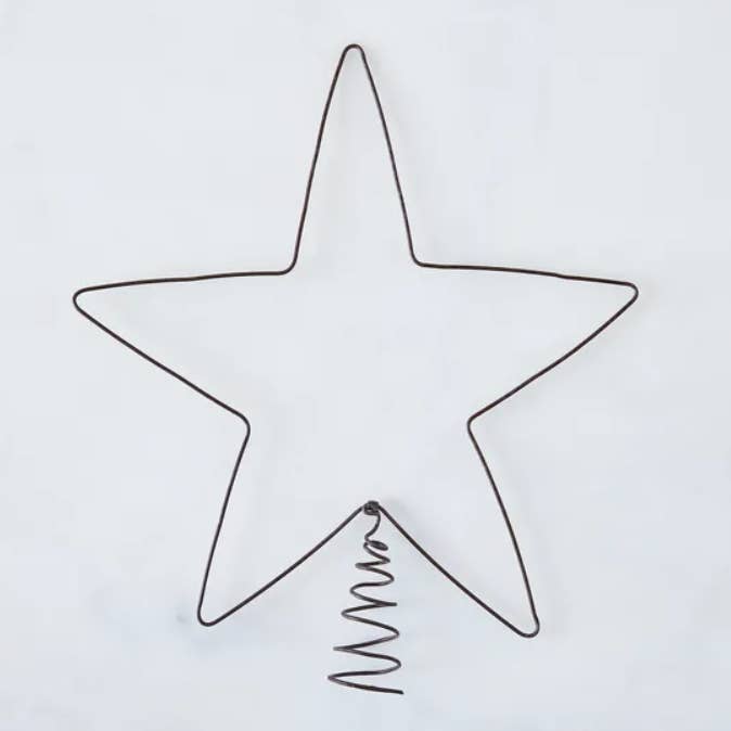 Wire Star Tree Topper for wholesale by Celina Mancurti, LLC