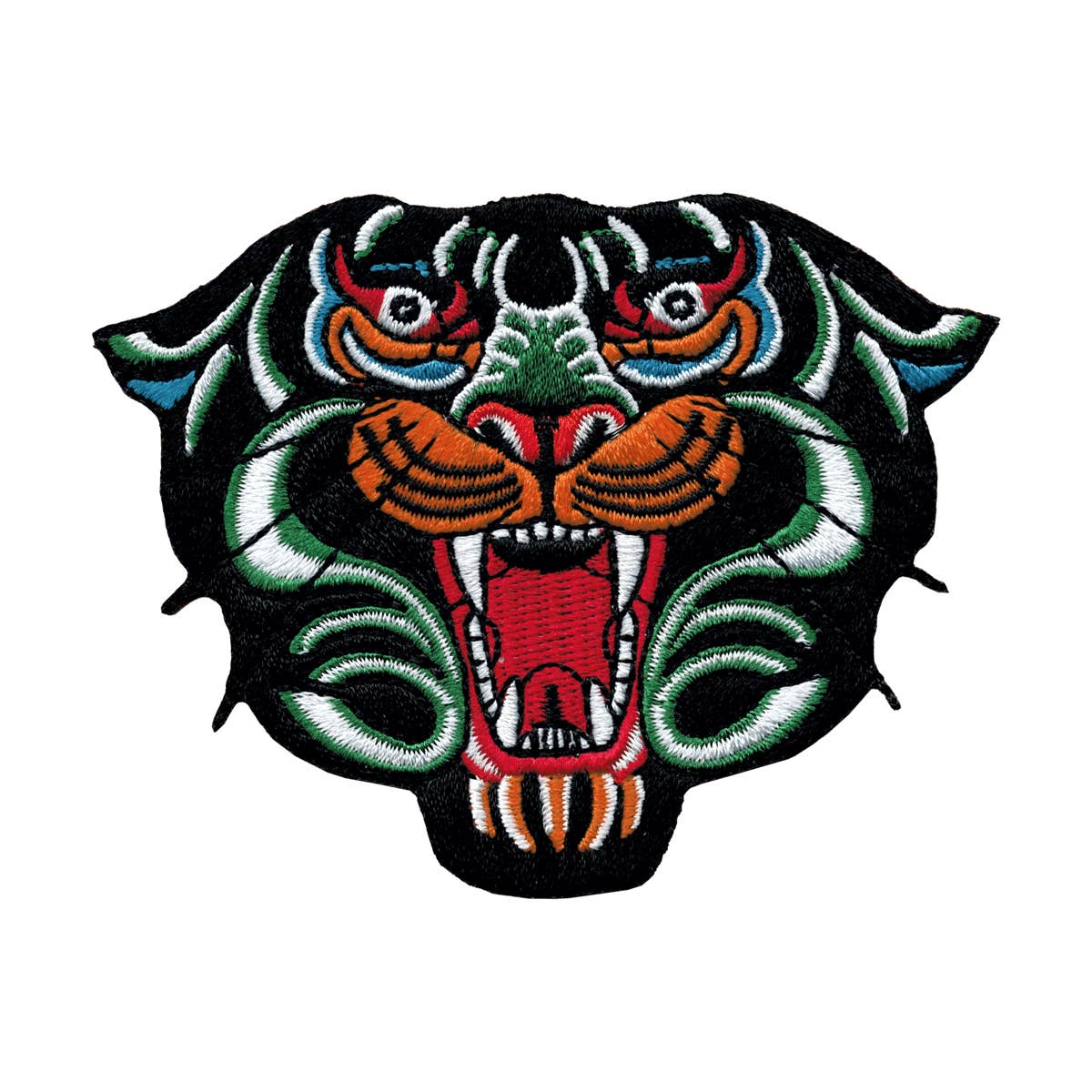 Square Deal Recordings & Supplies - Wholesale Patch - Patch - Black Panther - Fierce Head Shot - Americana Tattoo0