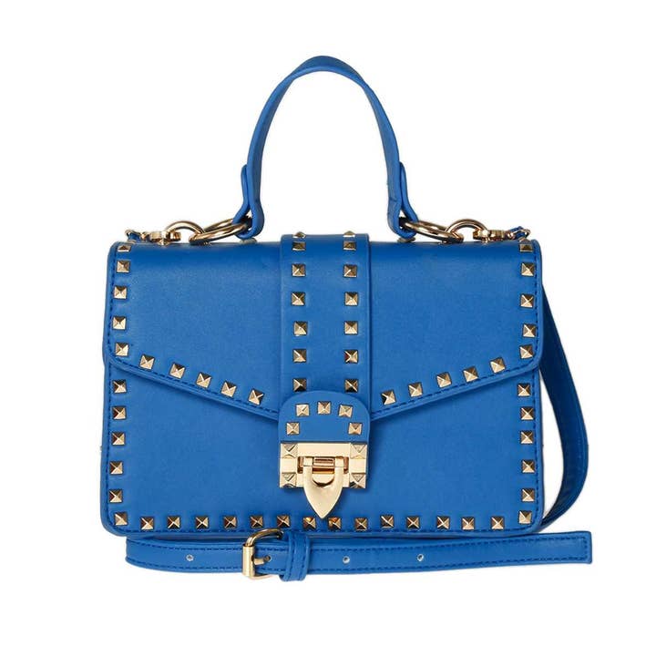 Shop Neighbors - Wholesale Shoulder bag – women's - Studded Rectangular Shoulder Bag