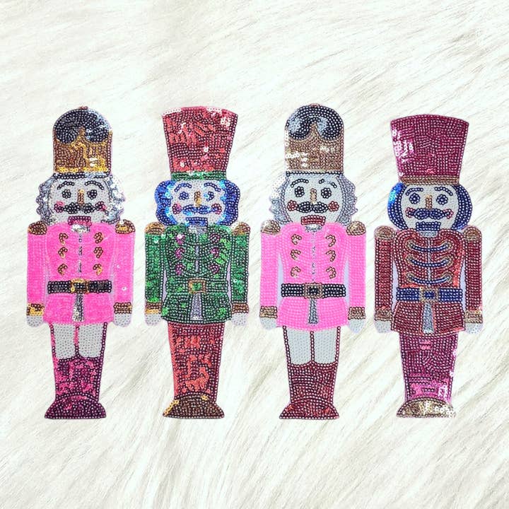 Scratch Decor - Wholesale Patch - $1 Sequin Nutcracker Embroidery Iron On Patch0