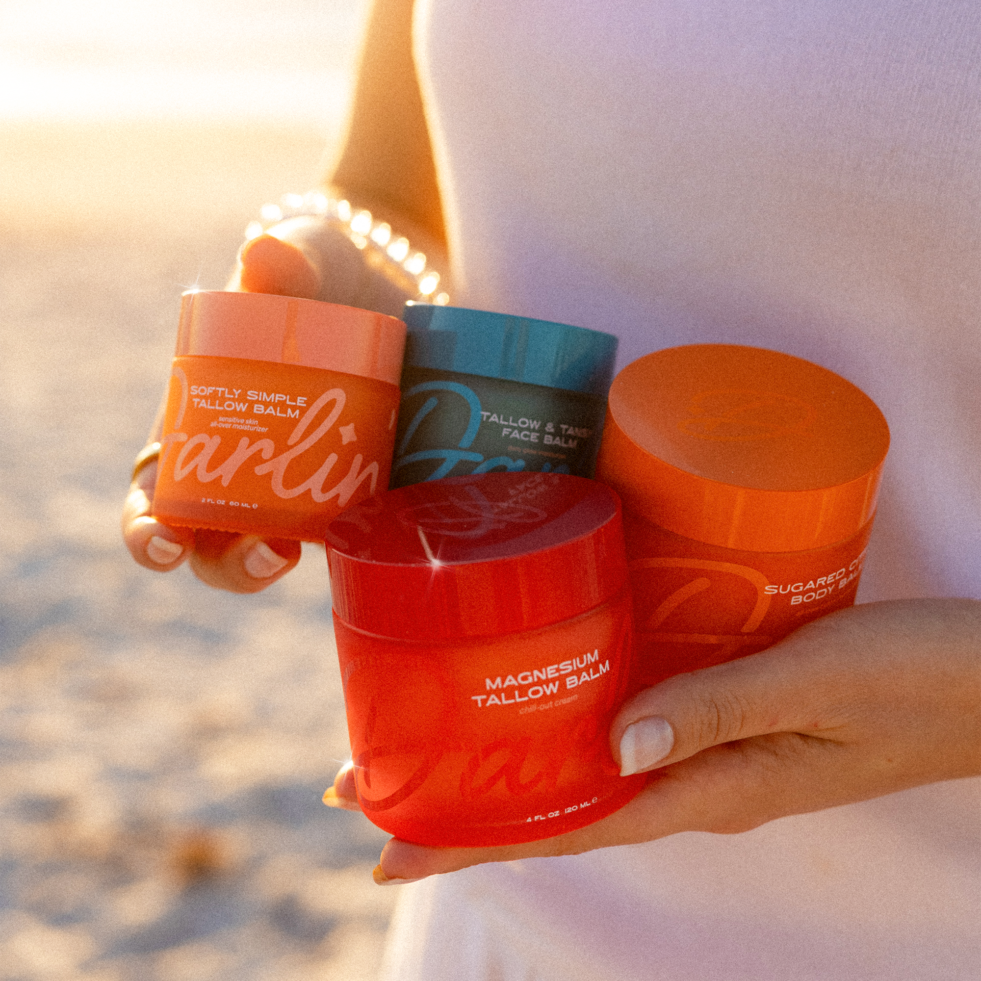 Darlin' Skincare - Wholesale Body Cream/Lotion - Magnesium Lavender Tallow Cream 4oz - Sleep, Sore Muscles3