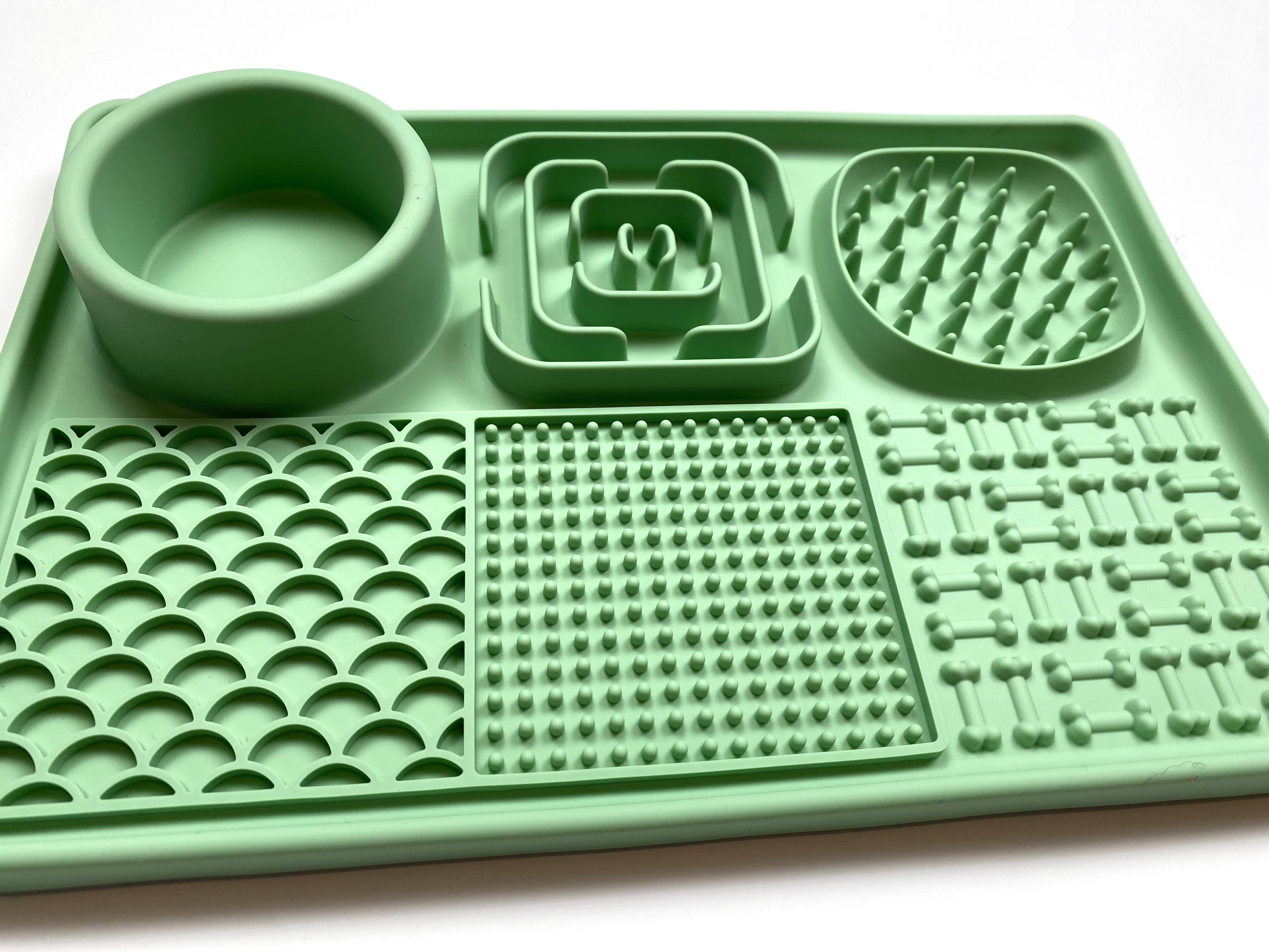 Dog Bandana Co. – Tapete para comedouro – Cão por atacado – Tapete Deluxe para Lambidas de Pets7