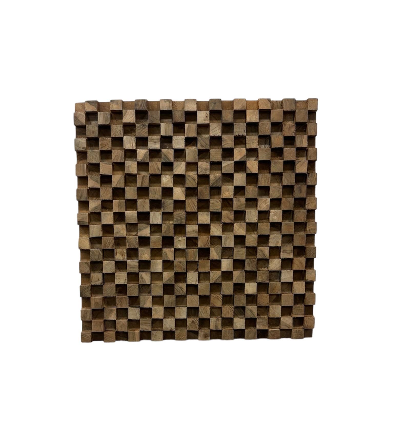 Asia West - Wholesale Gallery Wall Set - Geometric Wood Wall Art Panel- (16" x 16")10