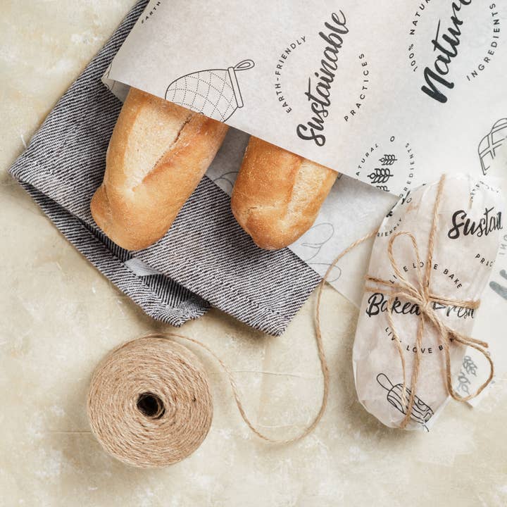 Eco Harvest Supply Co - Vente Sachet de conservation/film alimentaire - Kit de 30 emballages papier pour pain au levain8