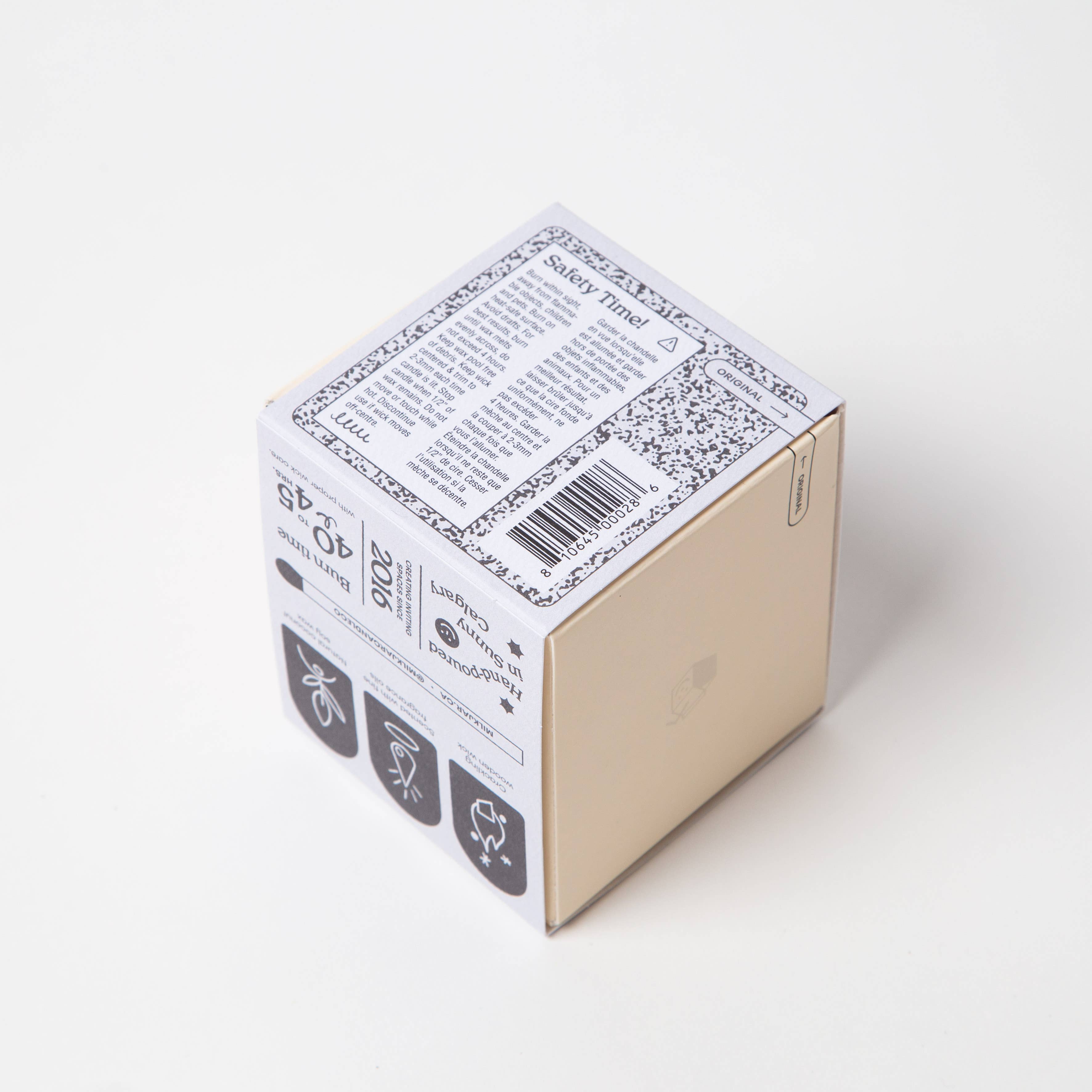 Milk Jar Candle Co. - Wholesale Jar/Filled Candle - Aurora - Mahogany Teakwood & Aspen Coconut Soy 8oz Candle9