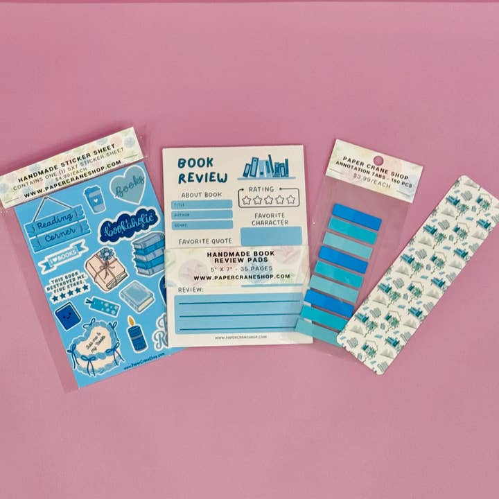 Everything but the Book Bundle - Blue for wholesale by Paper Crane Shop